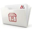 Company liquidation documents in a white folder with a red archive box symbol and the MAXCORP logo